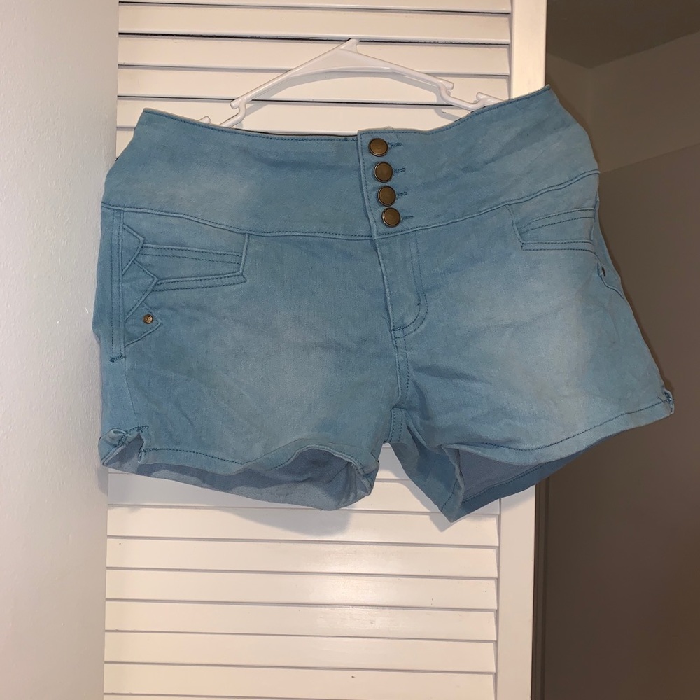 Denim shorts